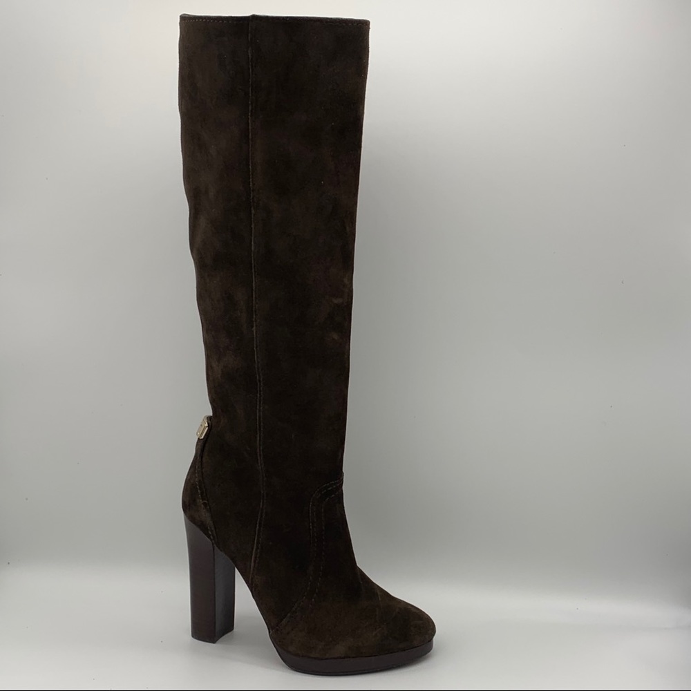 Coach Ambar Knee High Suede Boots, Size 5